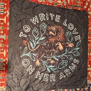 To Write Love on Her Arms Flag Banner Tapestry Wall Decor